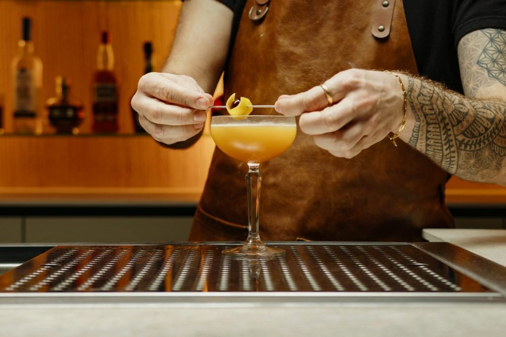 Brandy daisy cocktail