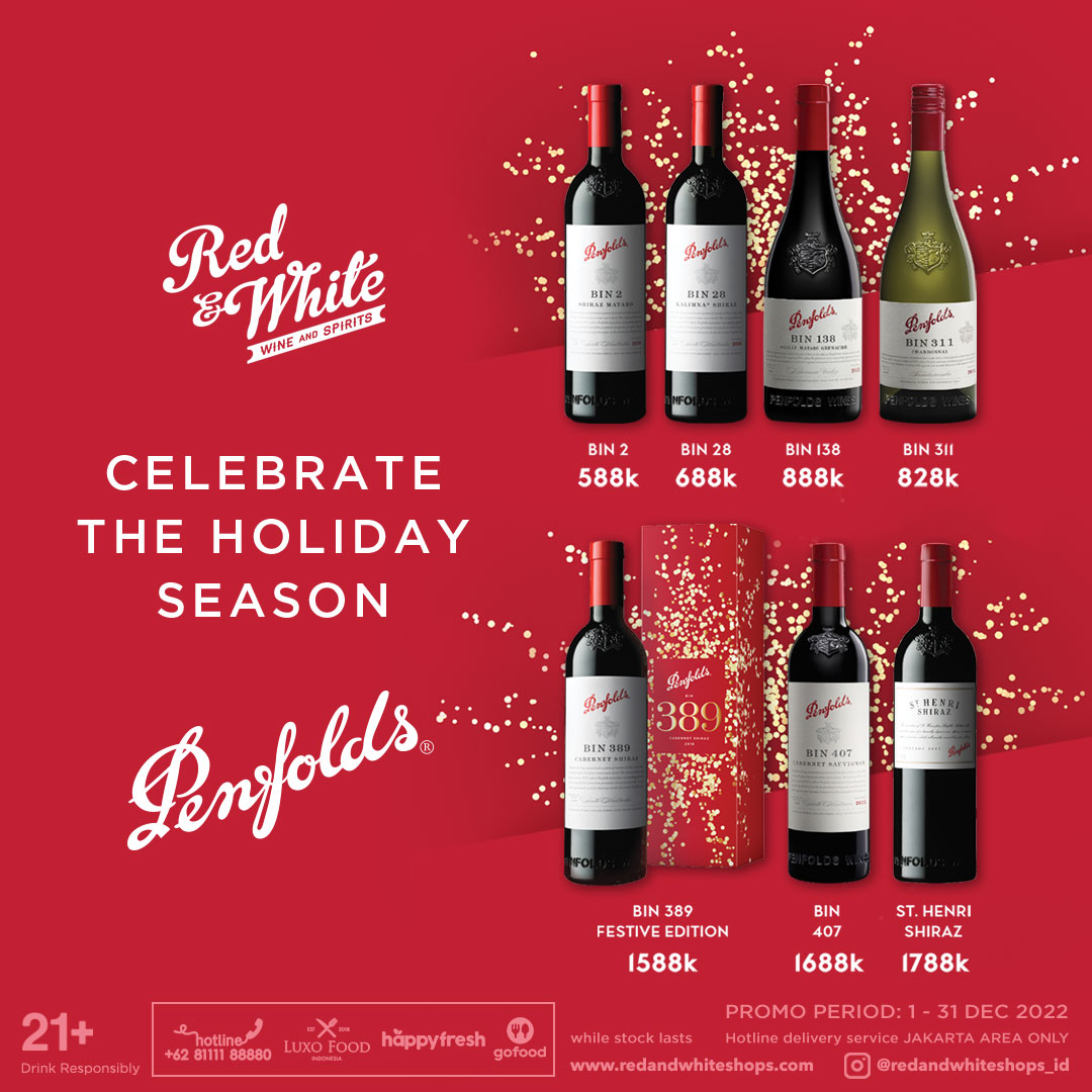 Penfolds festive season all wines on special Red White