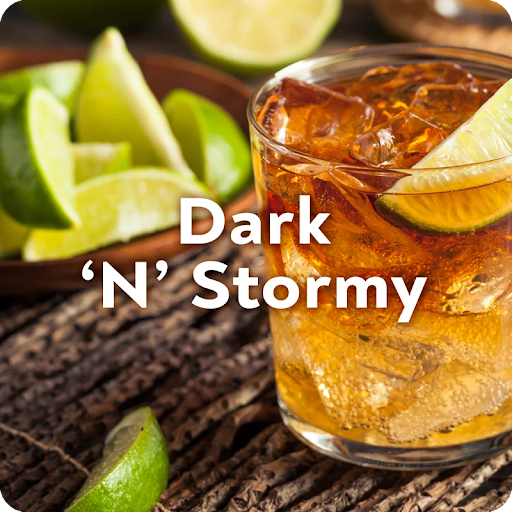 Dark 'n' Stormy cocktail halloween